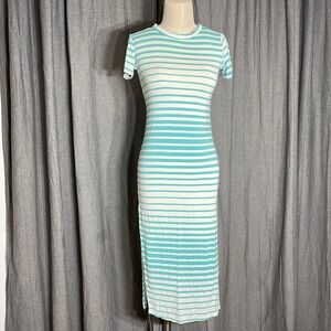 Blue tee shirt dress